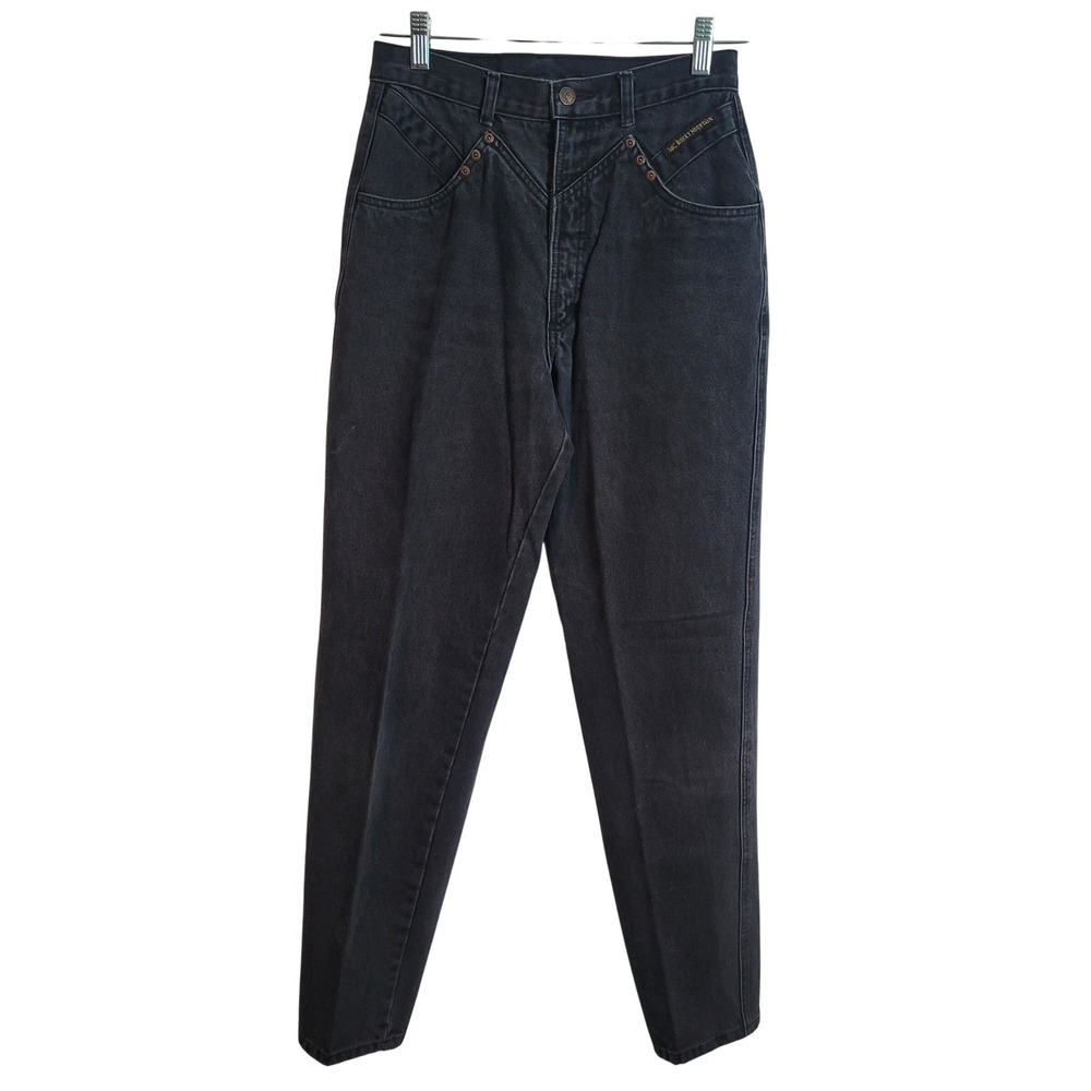 Rocky Mountain Clothing Co Vintage Western Jeans Black High Waist 27 inch Womens